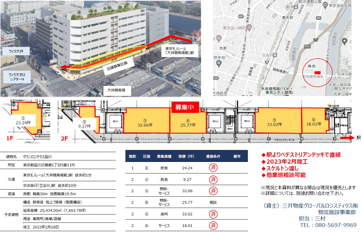 店舗物件概要書